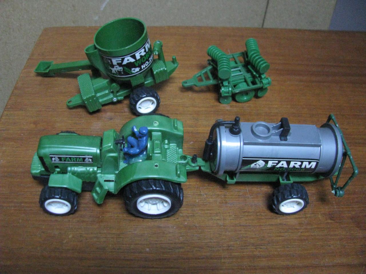 Tractor, met werktuigen