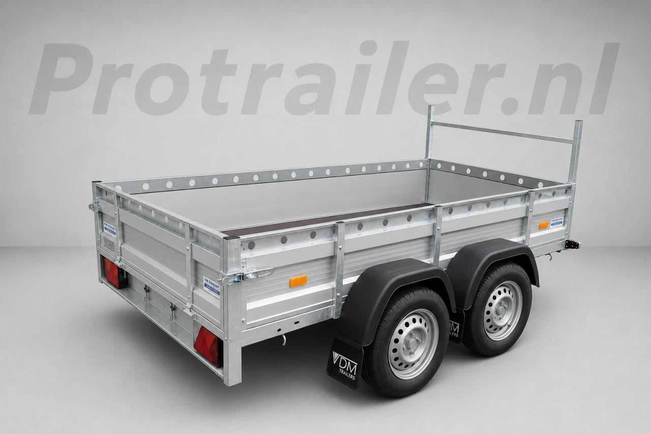 NIEUW! VDM bakwagen 258x130 met huif!