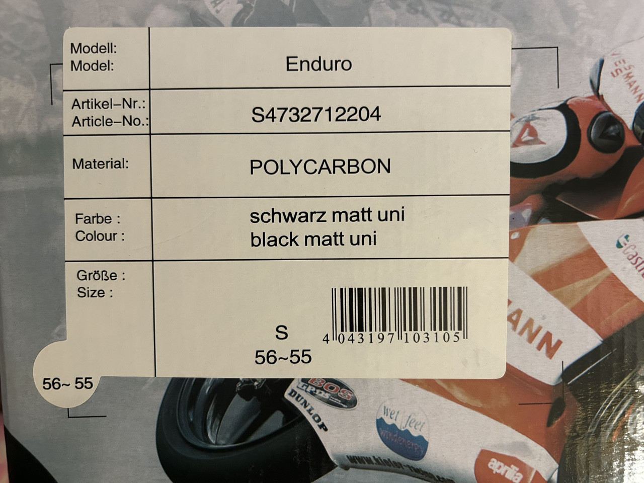 Endurohelm UVEX