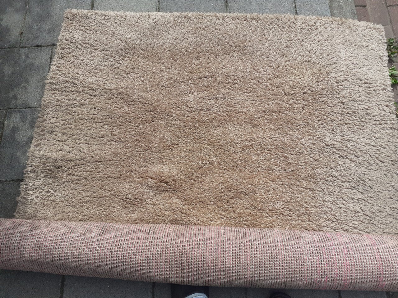 2 x Vloerkleed Beige 140 x 200 .....& ..... 160 x 230