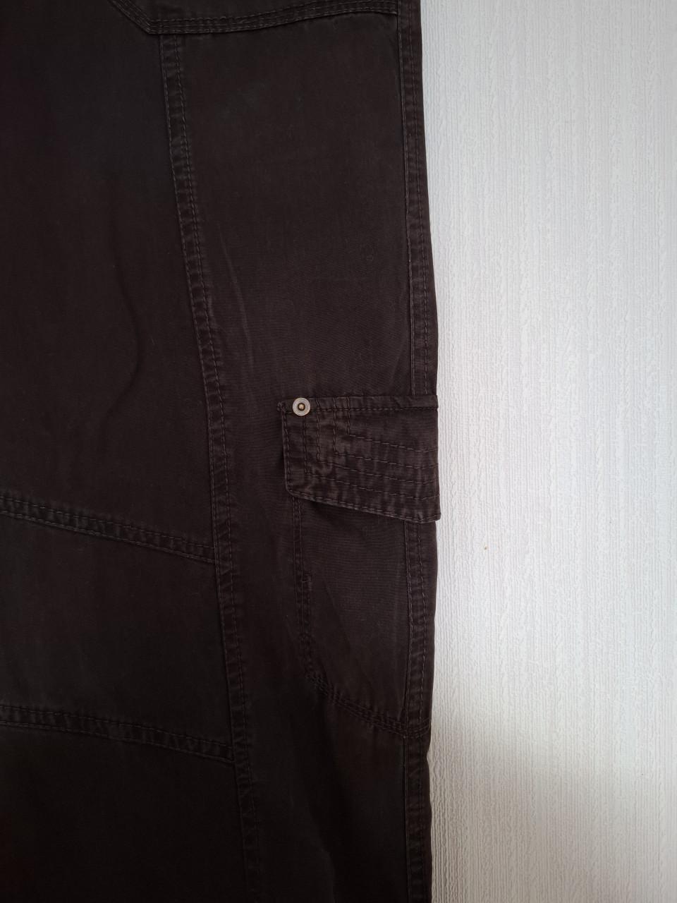 Miss Etam broek extra zakken en leuke details. Bruin. Maat 44