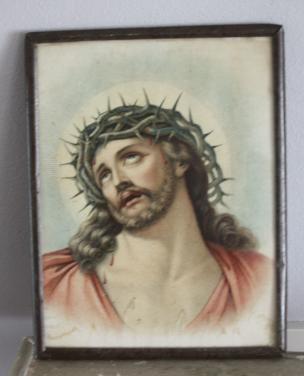 Lijstje met jezus print