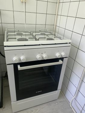 4-pits gasfornuis met elektrische oven
