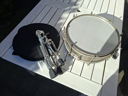 Trommel met dempmattenset