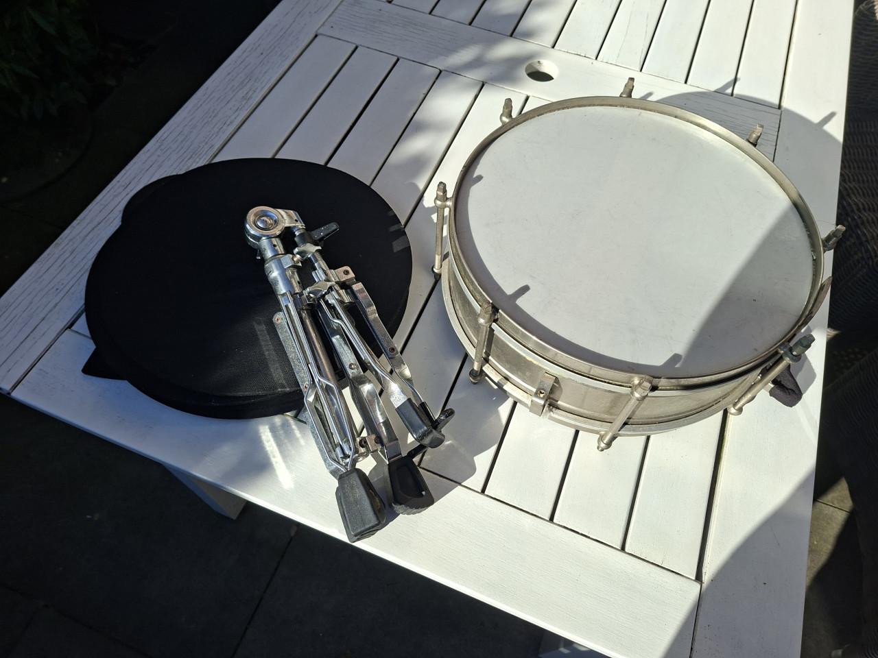 Trommel met dempmattenset