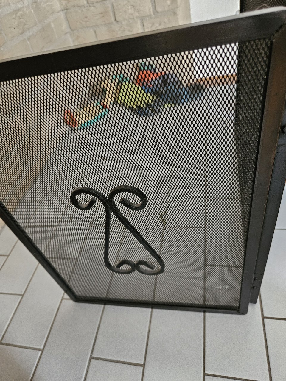 Openhaardscherm