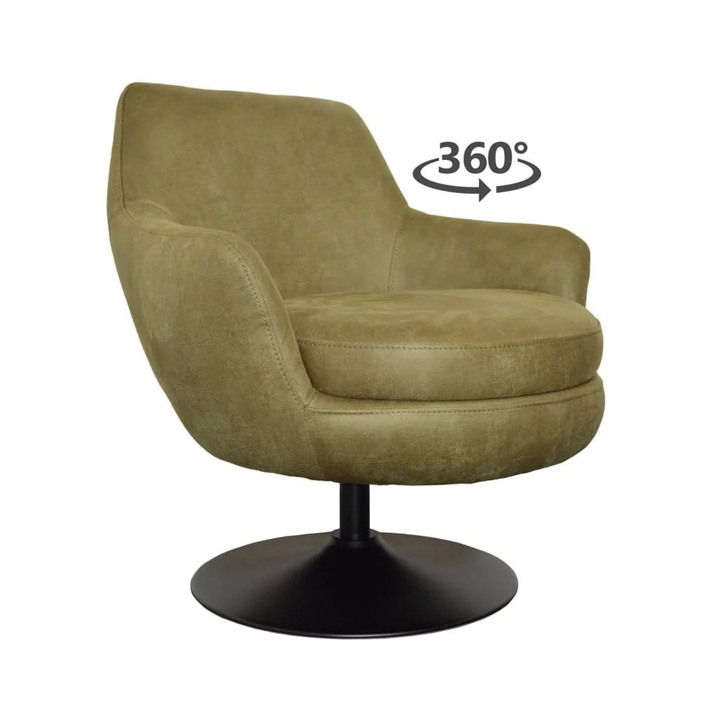 2 x lederen coffeechair Aroma nieuw in verpakking
