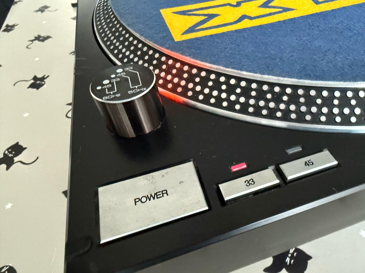 JB Systems draaitafel Disco 2000 pitch control