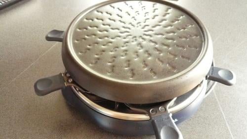 Tefal gourmet stel + grilplaat.