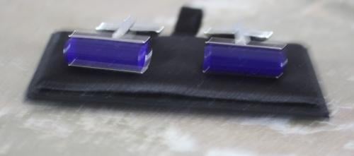Nieuw manchetknopen blauw