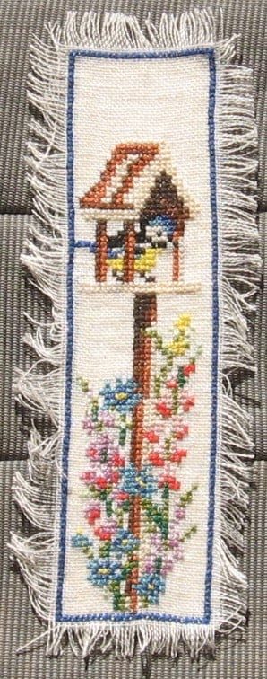 Geborduurde boekenleggers