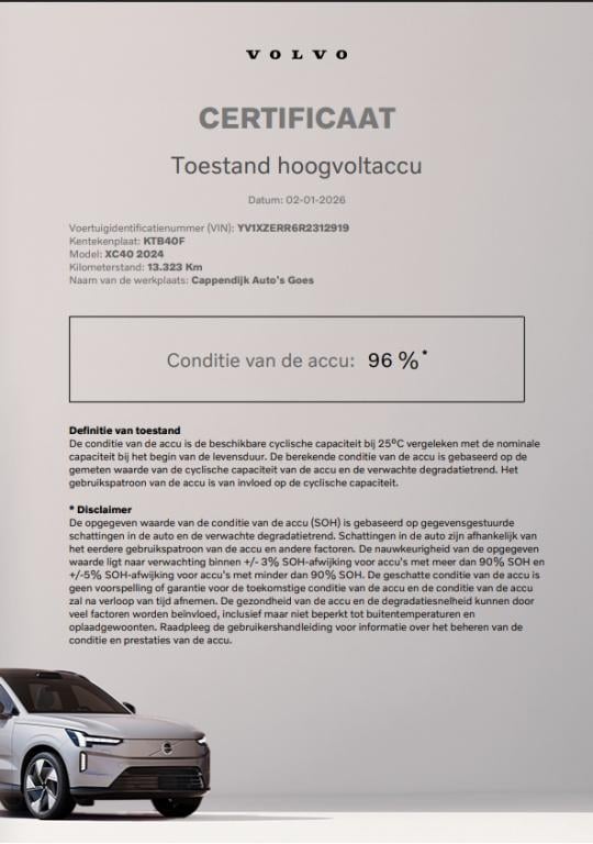 Volvo Ex40 twin motor 409pk plus 82kwh| adap.cruise| camera| stoelverwarmin