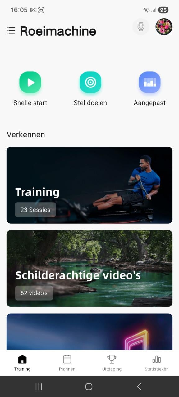 Flowsense roeitrainer