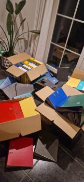 C.a. 80 stuks ordners/mappen - gratis op te halen!