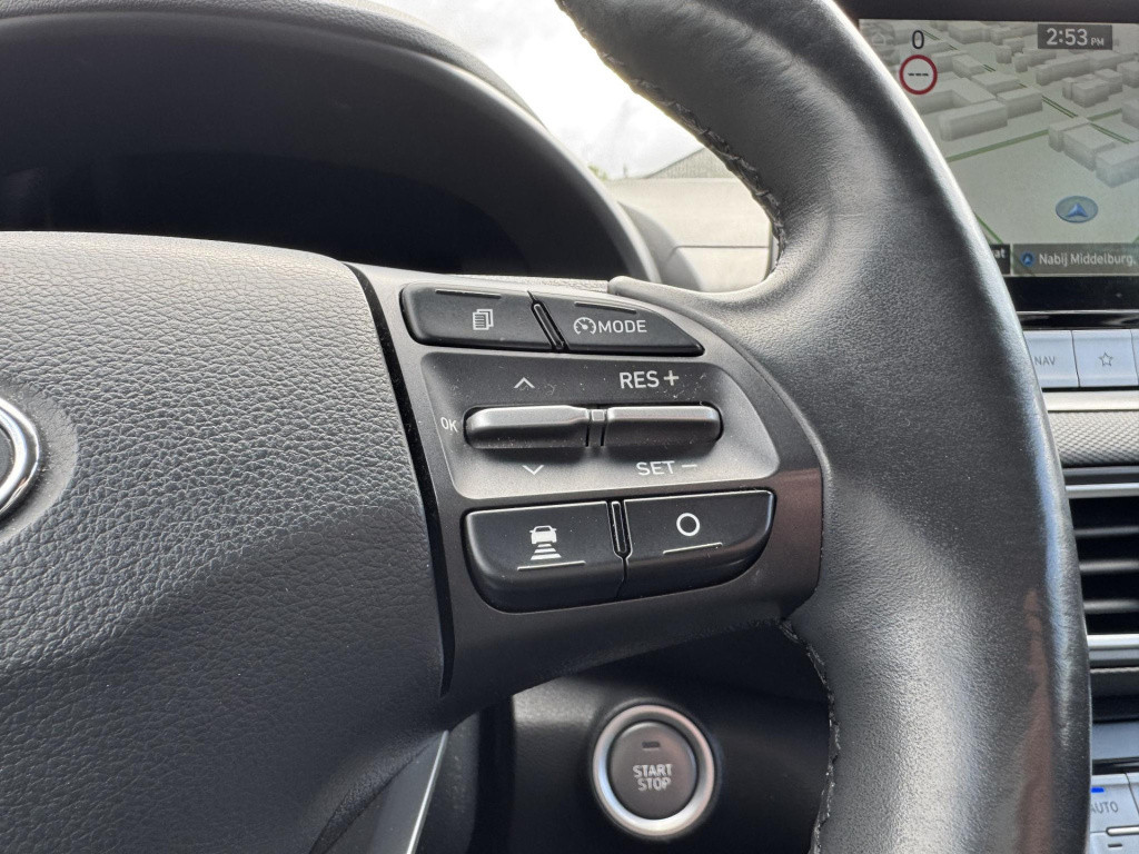 Hyundai Kona ev premium 64 kwh 3-fase lader | navigatie | stoelventilatie +