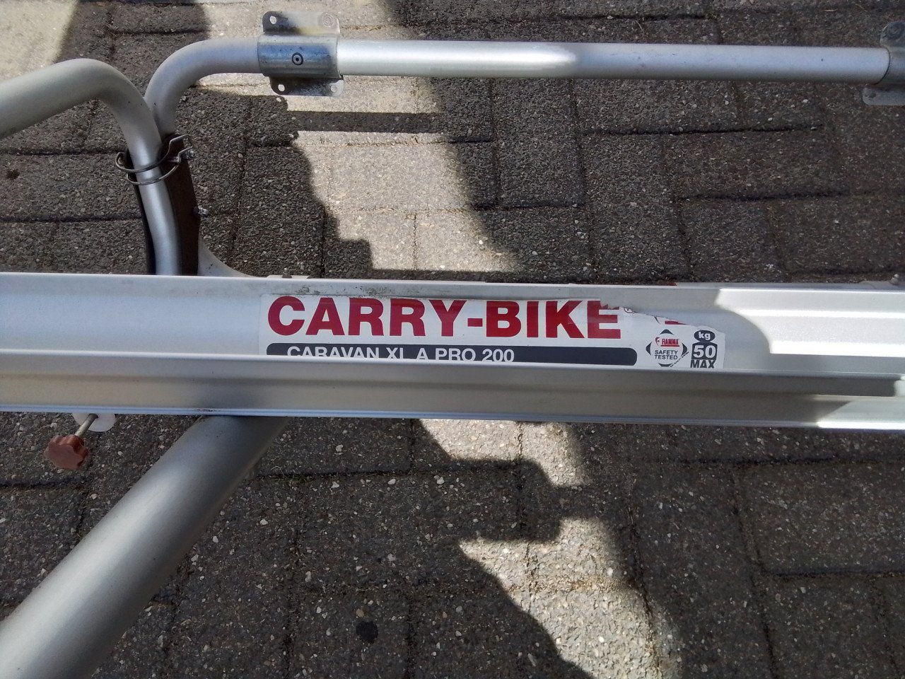 Fietsdrager voor op dissel caravan