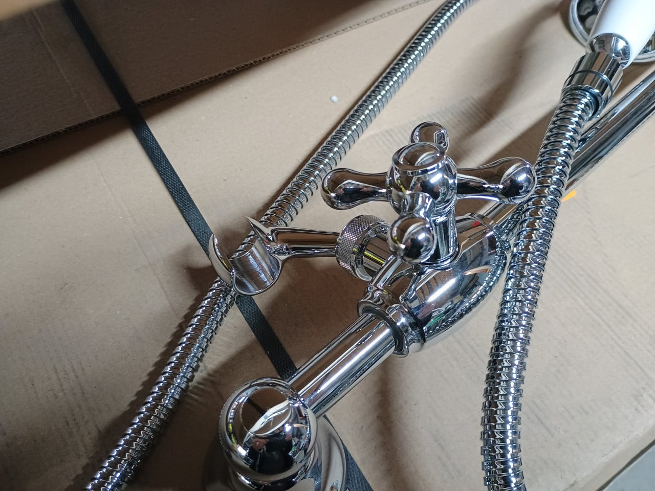 Douche kop met glijstang nieuwe