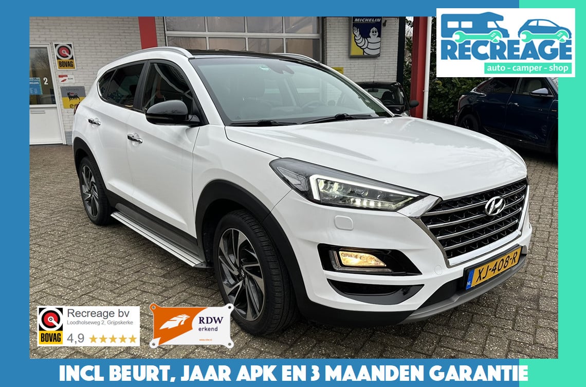HYUNDAI Tucson 1.6 T-GDI Premium – Luxe, Stijl en Comfort in Één! Bomvol!