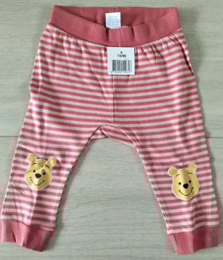 Disney broekje Winnie the Pooh roze gestreept maat 74/80