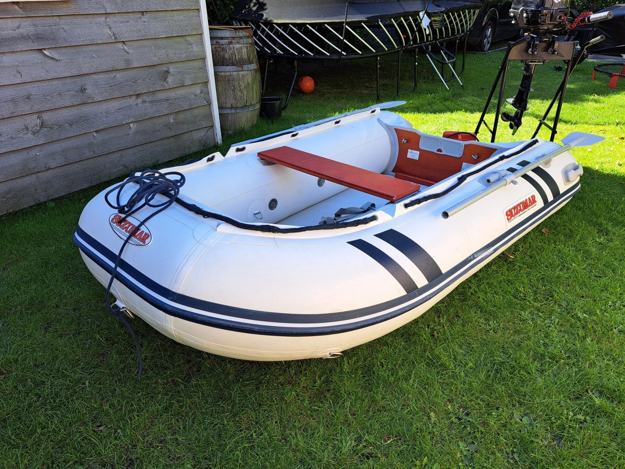 Zodiak suzumar met 5 pk motor