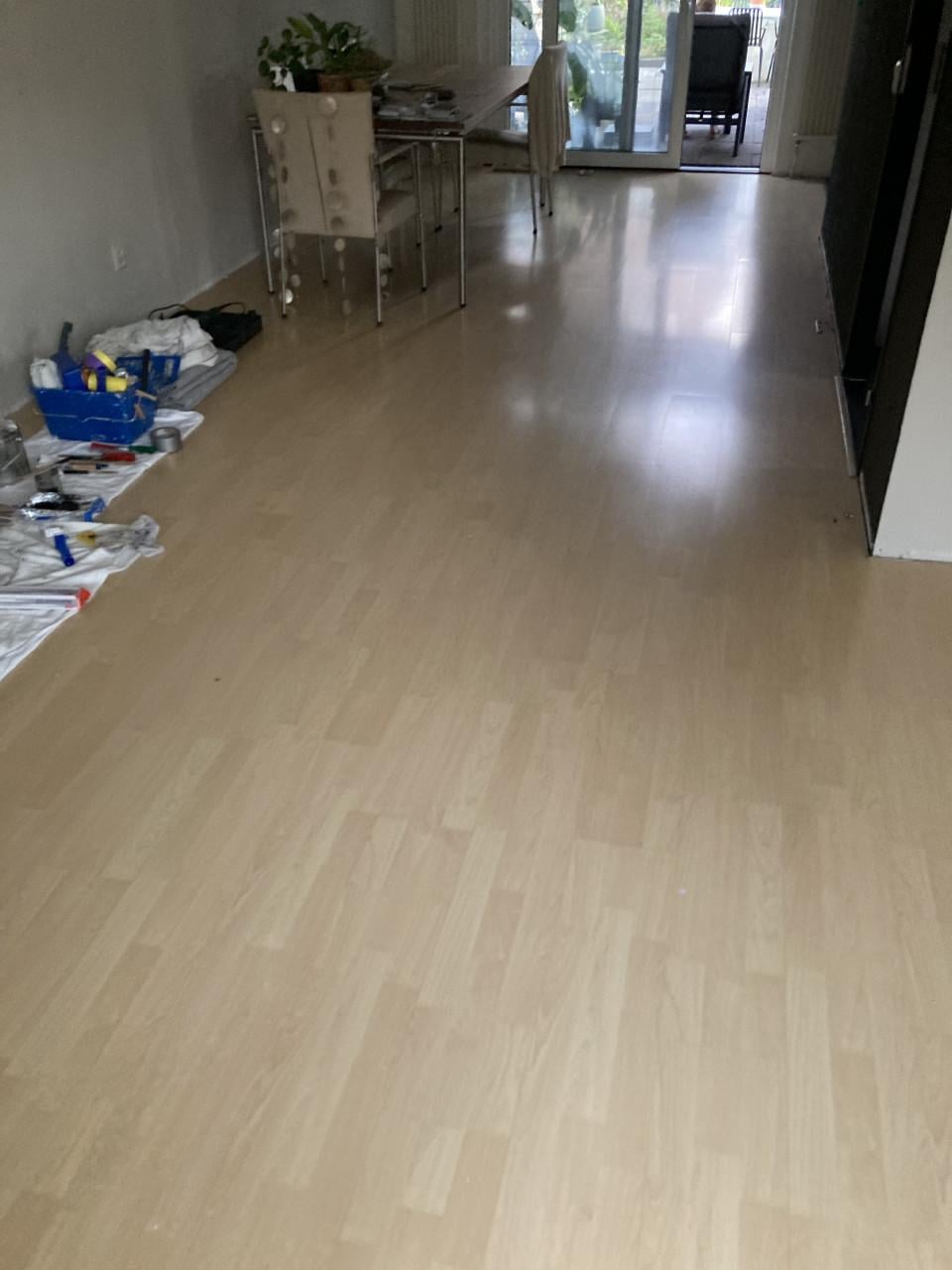 Laminaat essen + ondervloer