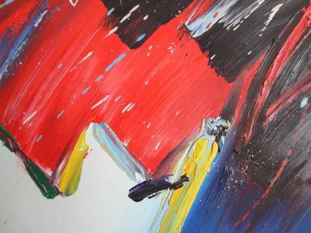 ...Free Abstract ...Olieverfschilderij van Olivier