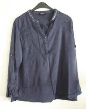 Blauwe blous  maat 42