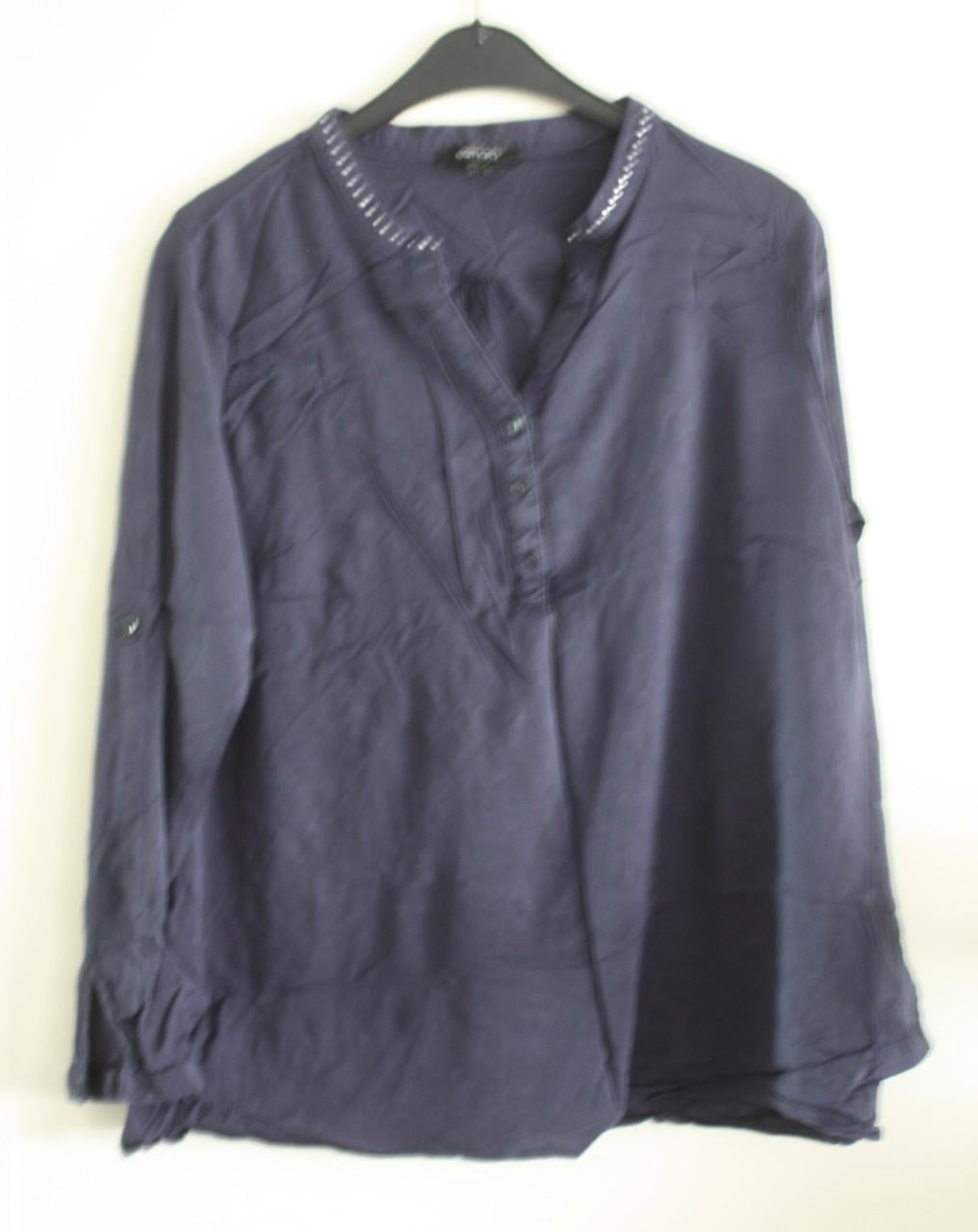 Blauwe blous  maat 42