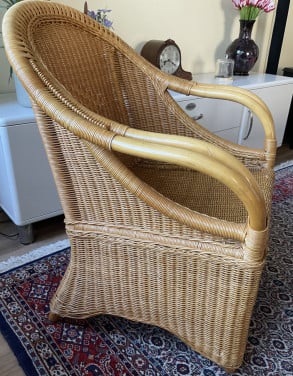 Rotan stoel