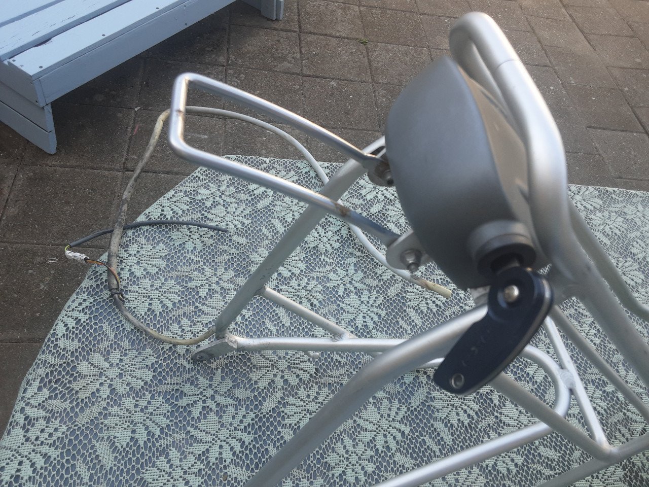 Gazelle bagagedrager met accu