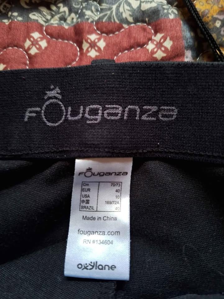 Fouganza zwarte rijbroek mt 38