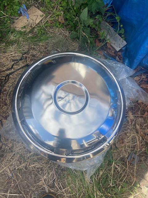 RVS Wieldoppen voor bus en truck 22,5 inch