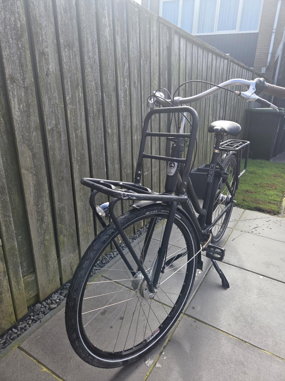 Gazelle Transportfiets Matzwart – 7 Versnellingen