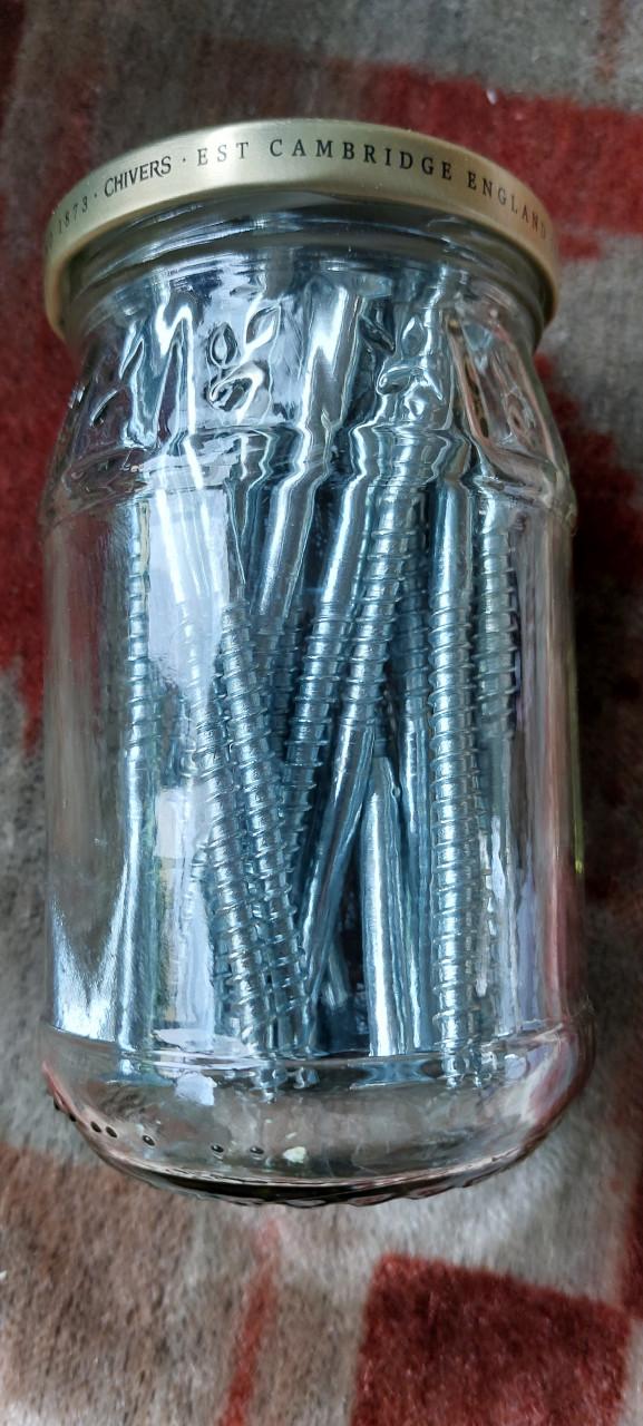 100 st PVK Houtschroeven staal 3.5x50