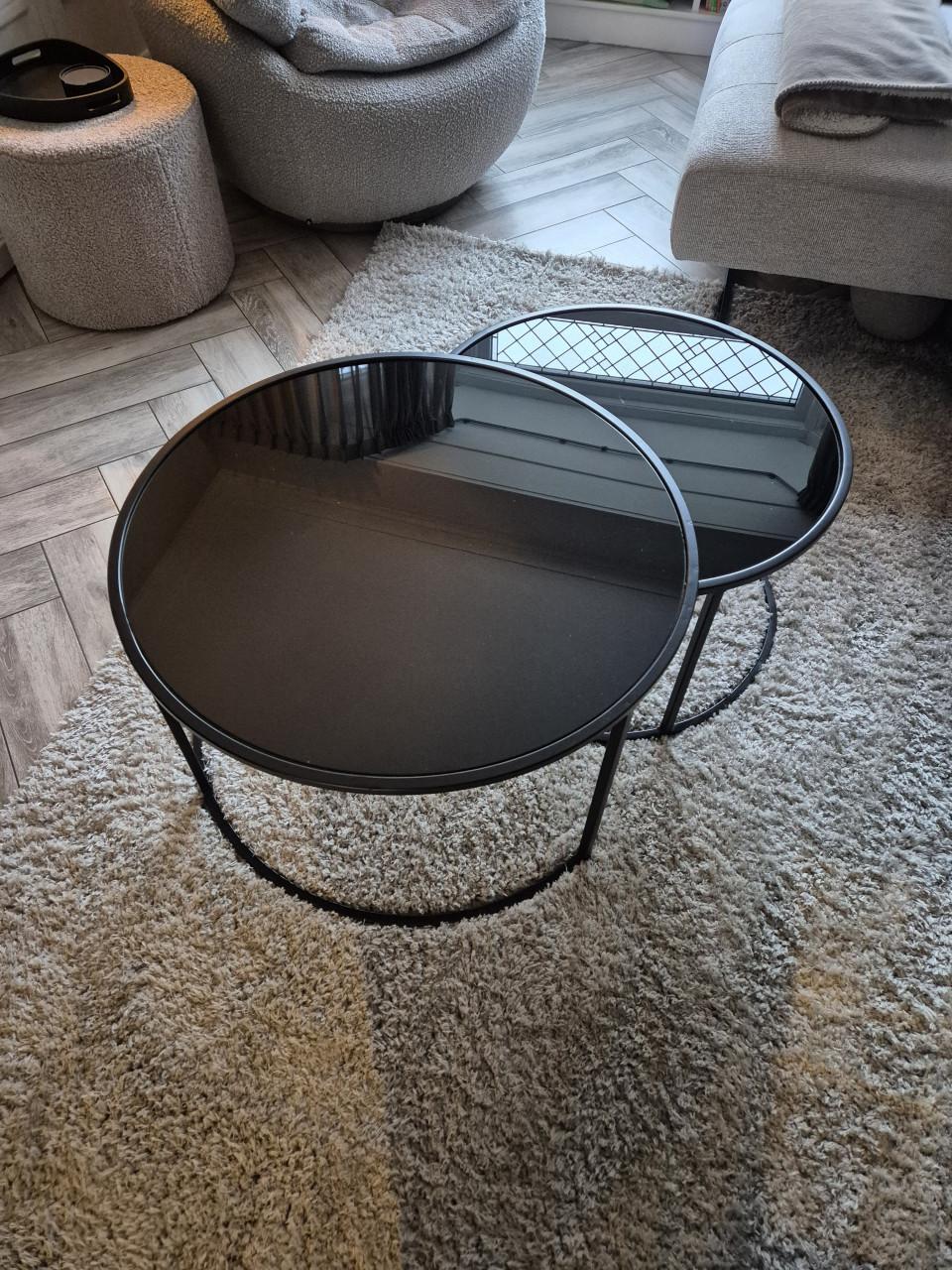 Glazen salontafel set (light & living Duarte)