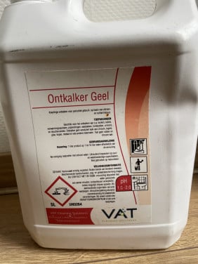 Jerrycan ontkalker geel