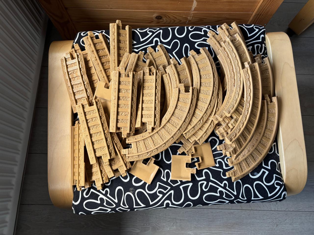 Grote hoeveelheid Geotrax trein