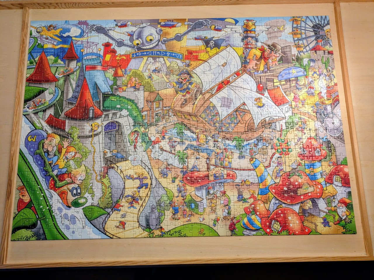 Puzzel Wacky World