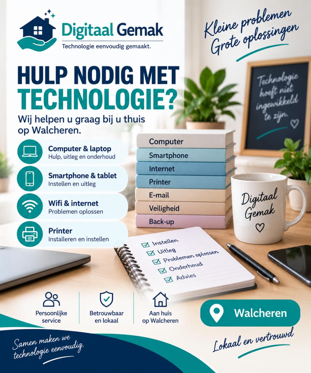 Computerhulp aan huis op Walcheren – Digitaal Gemak