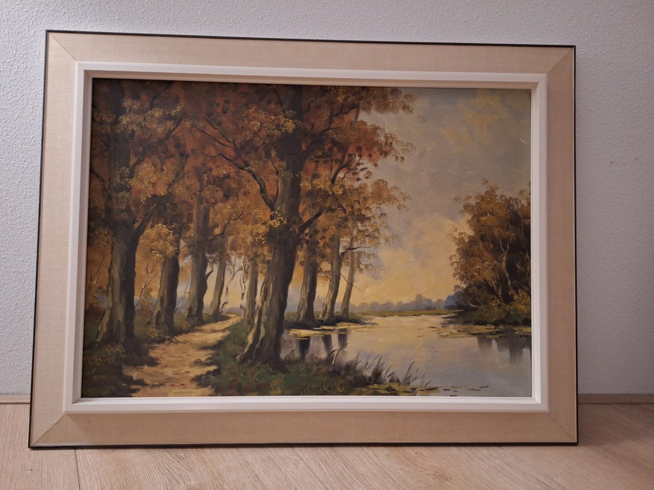 Set schilderijen met landschap