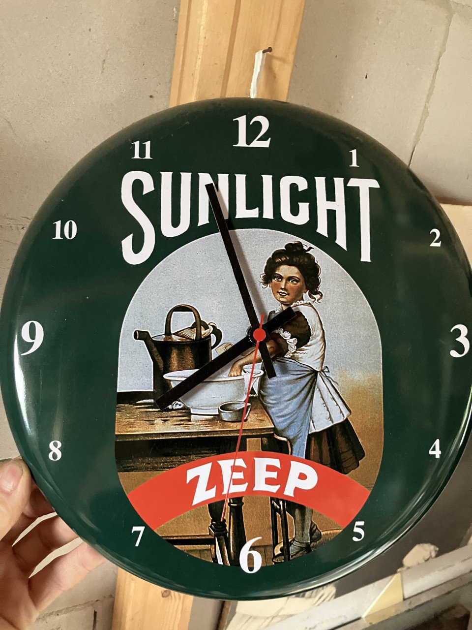 Sunlight zeep klok