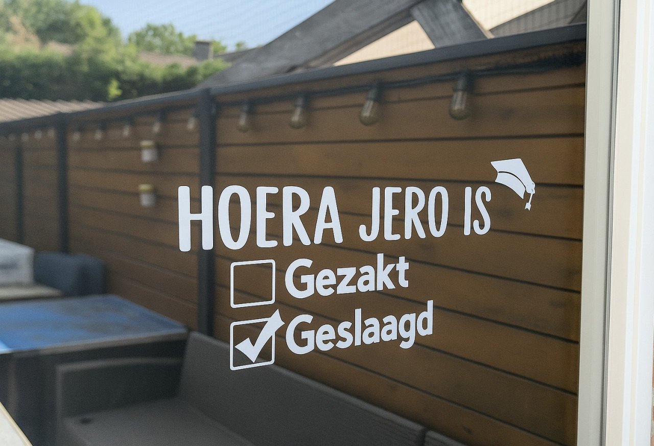 Geslaagd! Stickers