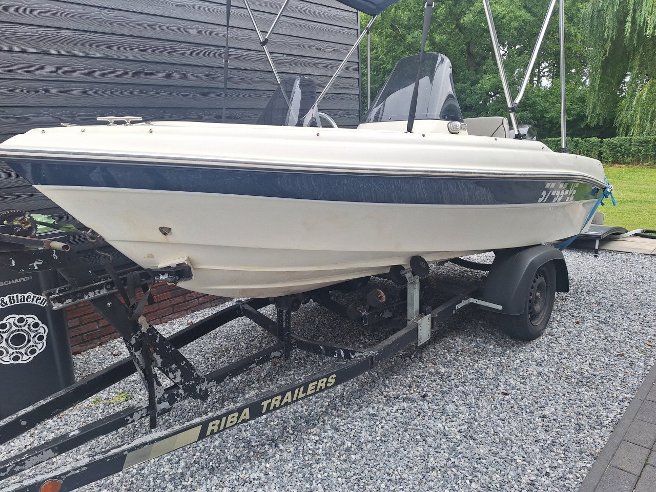 Consoleboot Bayside - 25PK Mercury - volledige set vaarklaar