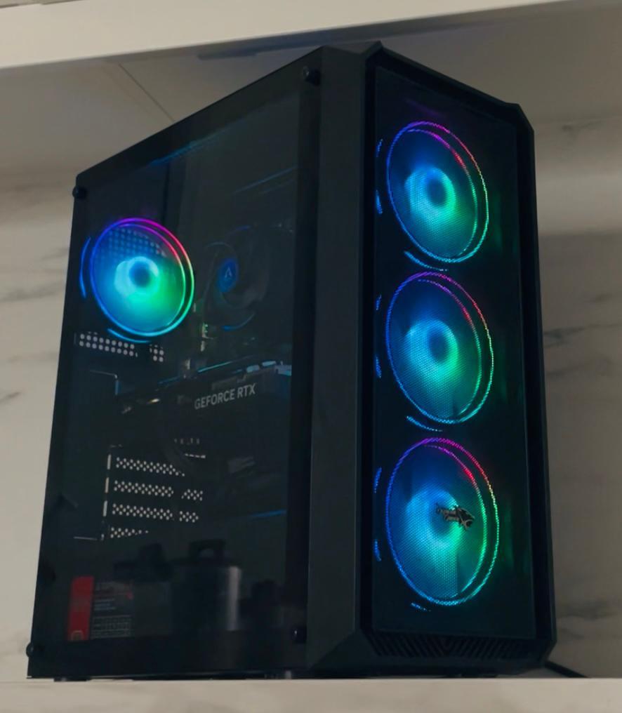 Gaming PC - RTX 4060 - SSD 1000GB - Wi-Fi - Ryzen 5 - 16 GB RAM