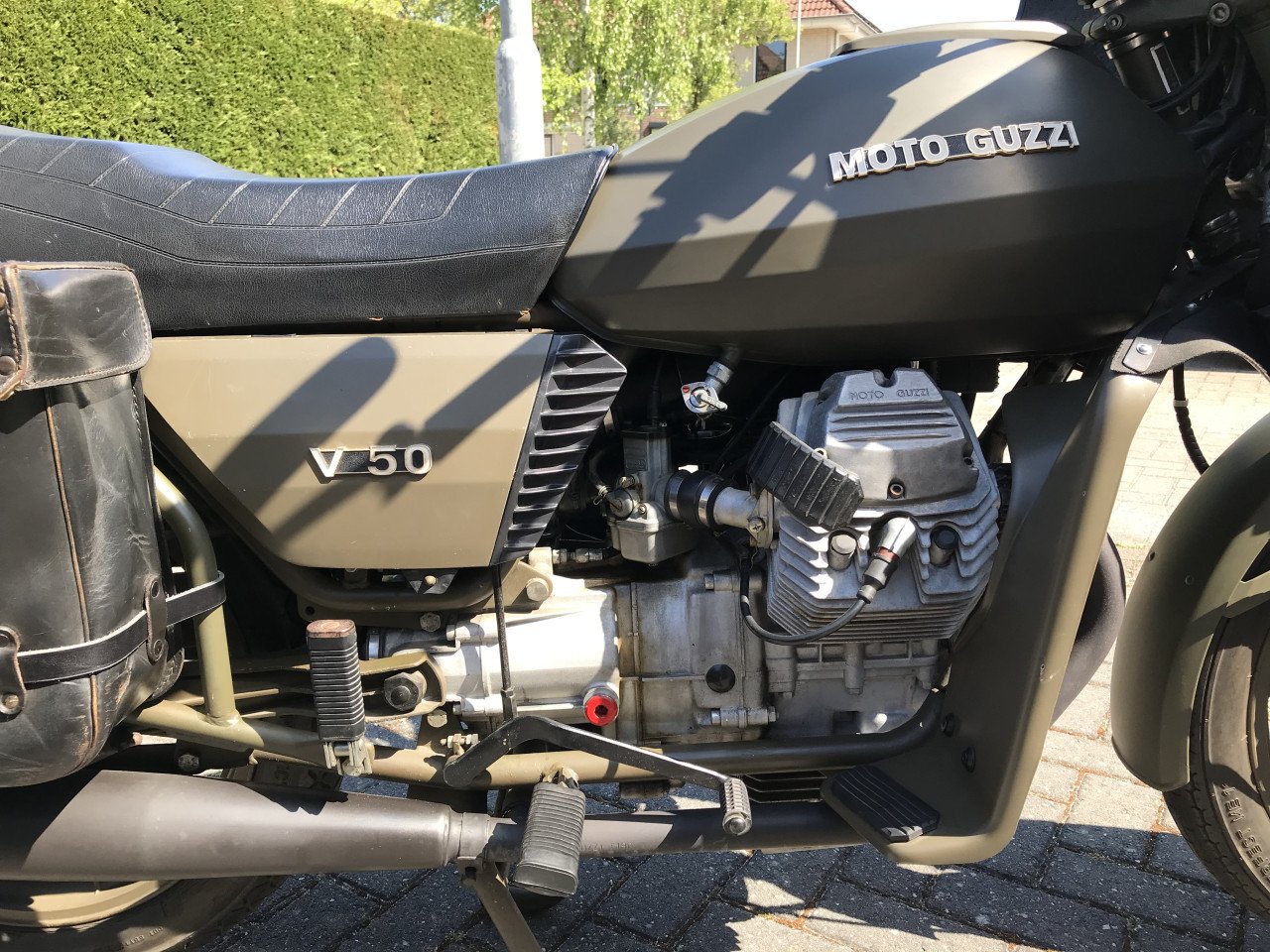 Moto Guzzi V50 NATO 1985 (vrij van wegenbelasting!)