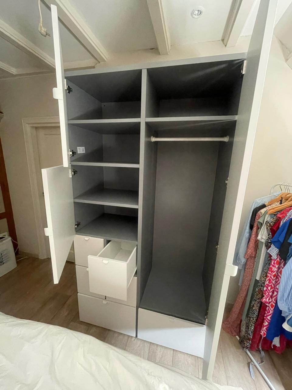 Ikea kledingkast visthus