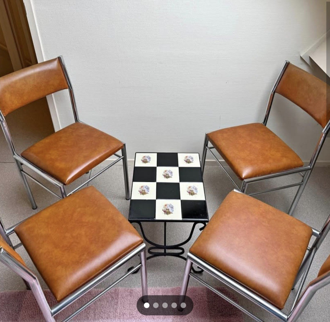 Vintage keukenstoelen