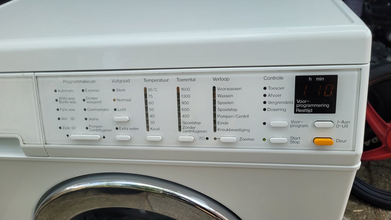 Miele wasmachine 7kg 1600 toeren