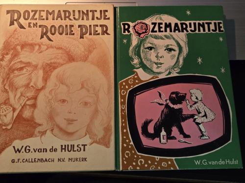 2 kinderboeken  "Rozemarijntje",  door auteur W.G. van de Hulst sr.