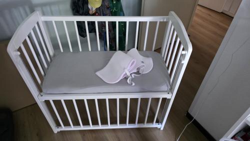 Houten co sleeper incl. 2x molton en overtrek